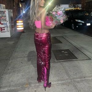 Sequined Skirt (pink mermaid)